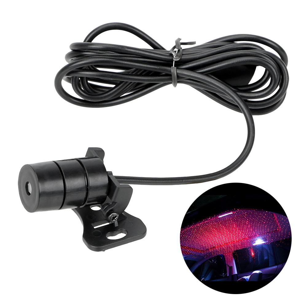 Audio Music Dj - ไฟโปรเจคเตอร์ลายดาวบนหลังคารถยนต์ ไฟตกแต่งภายในรถยนต์ ไฟสปอตไลท์ดีเจ พร้อมเสียงเพลง ไฟตกแต่งภายใน