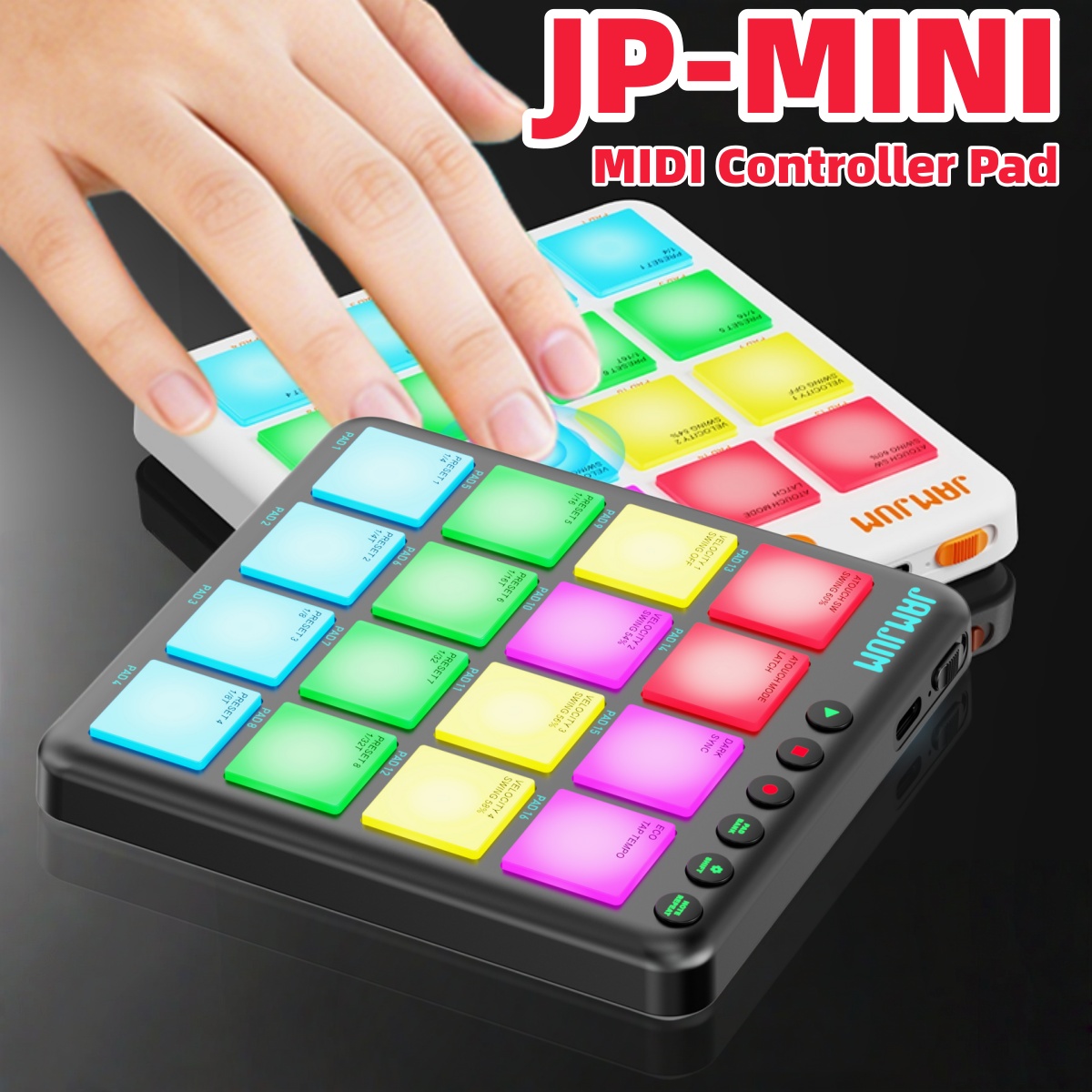 Midi Controller Pad - JAMJUM JP-MINI คอนโทรลเลอร์ MIDI ไร้สาย /16