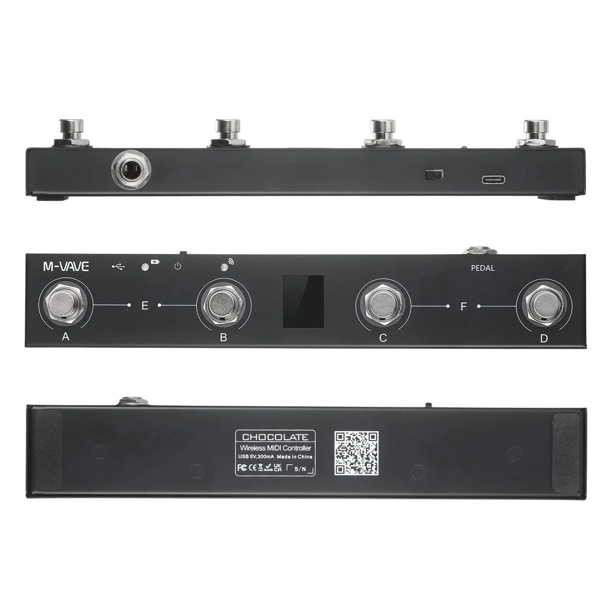 Midi Controller Pad - คอนโทรลเลอร์ MIDI แบบเท้าบลูทูธ M-VAVE สำหรับช็อกโกแลต, 4
