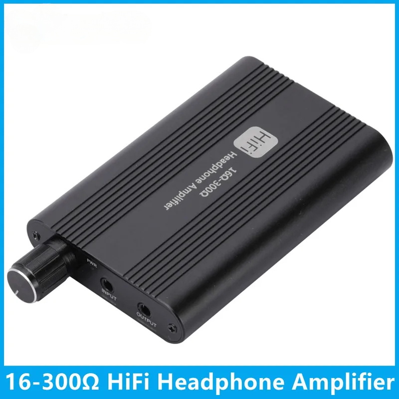 Audio Without Music - แอมพลิฟายเออร์หูฟังไฮไฟ 16-300Ω แอมพลิฟายเออร์เสียงขนาดเล็ก แอมป์หูฟังสเตอริโอไฮไฟ พร้อมสายแจ็ค 3.5