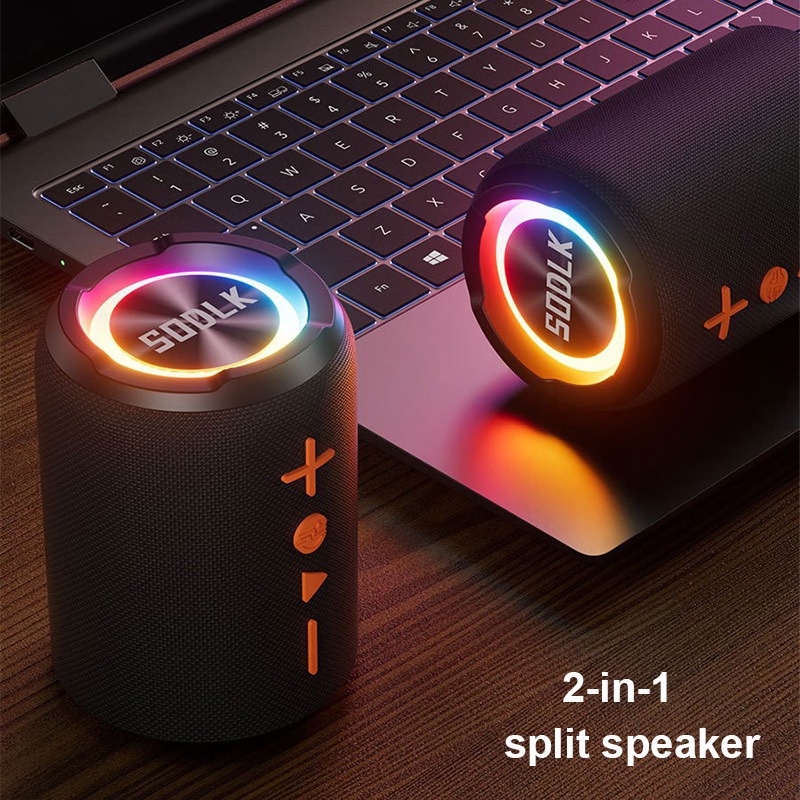 SODLK TX9 2-in-1 แยกลำโพงบลูทู - Audio Music Spotify บทวิจารณ์และราคา