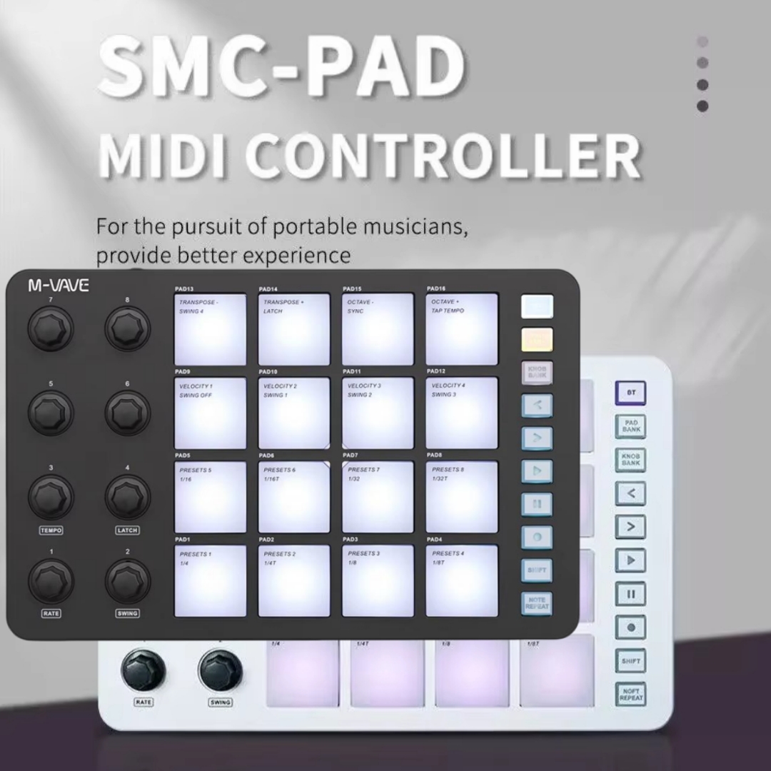 M-VAVE SMC-PAD คอนโทรลเลอร์ MI - Midi Controller Pad บทวิจารณ์และราคา