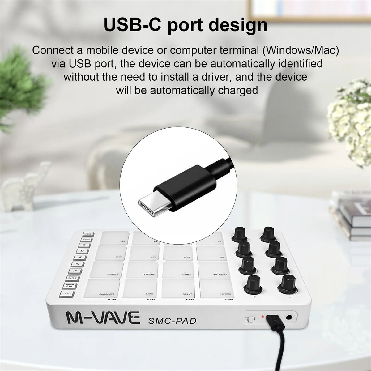 M-VAVE SMC-PAD คอนโทรลเลอร์ MI - Midi Controller Pad บทวิจารณ์และราคา