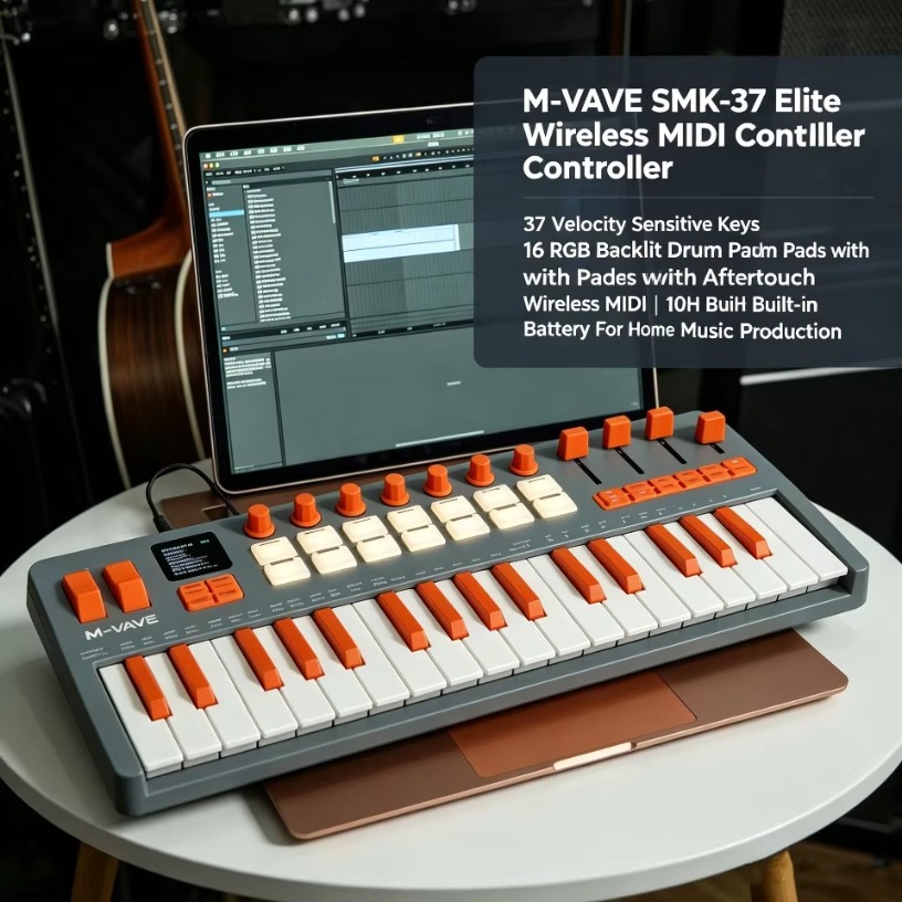M-VAVE SMK-37 Elite คีย์บอร์ดค - Midi Controller Pad บทวิจารณ์และราคา