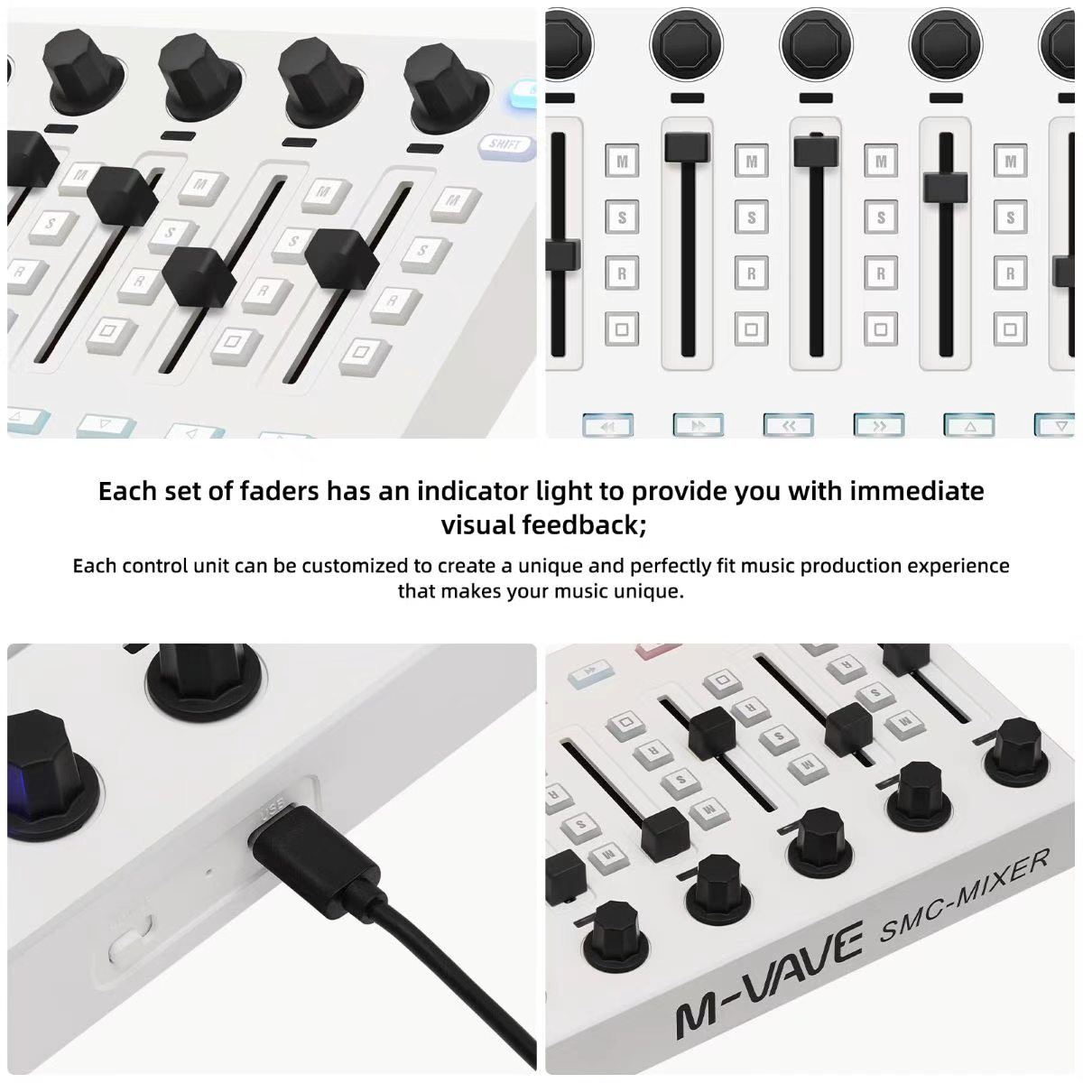 M-VAVE SMC-MIXER คอนโทรลเลอร์  - Midi Controller Pad บทวิจารณ์และราคา