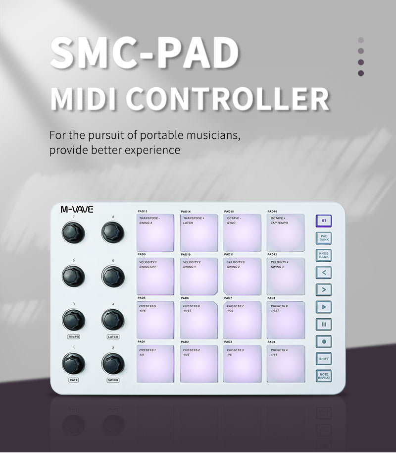 M-Vave SMC-PAD LaunchPad คอนโท - Midi Controller Pad บทวิจารณ์และราคา