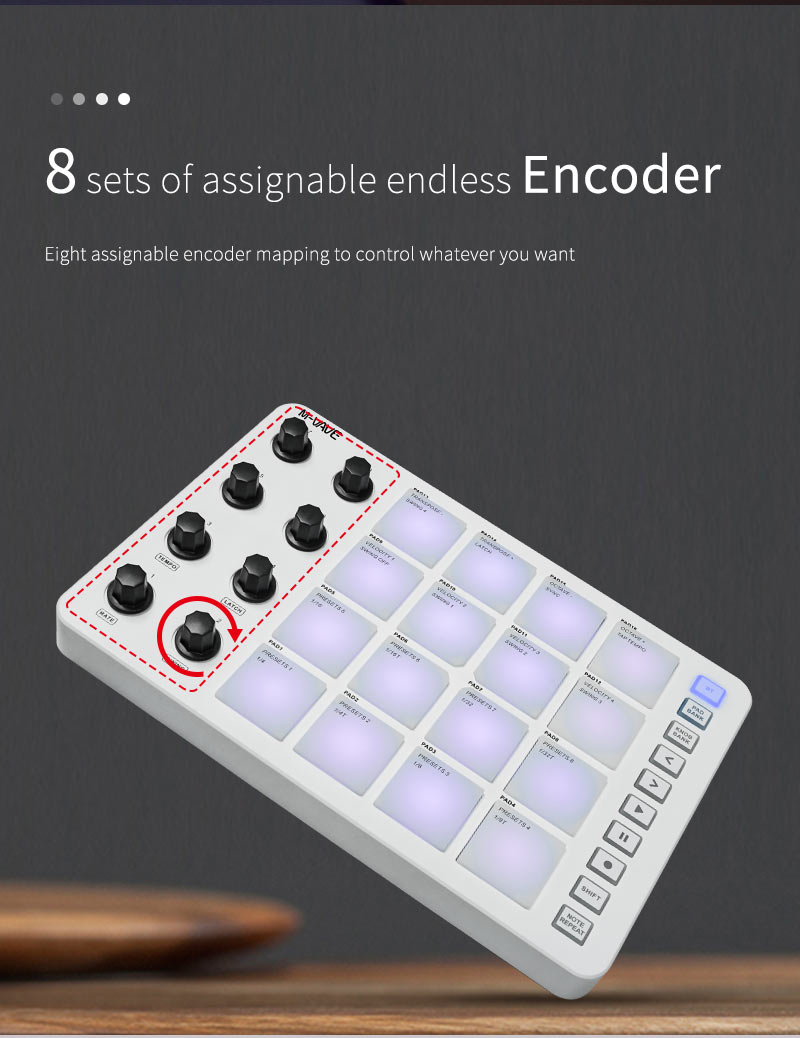 M-Vave SMC-PAD LaunchPad คอนโท - Midi Controller Pad บทวิจารณ์และราคา