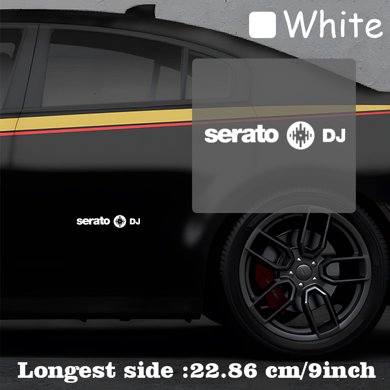 1PC DJ Sound Wave Letter Graph - Audio Music Dj บทวิจารณ์และราคา