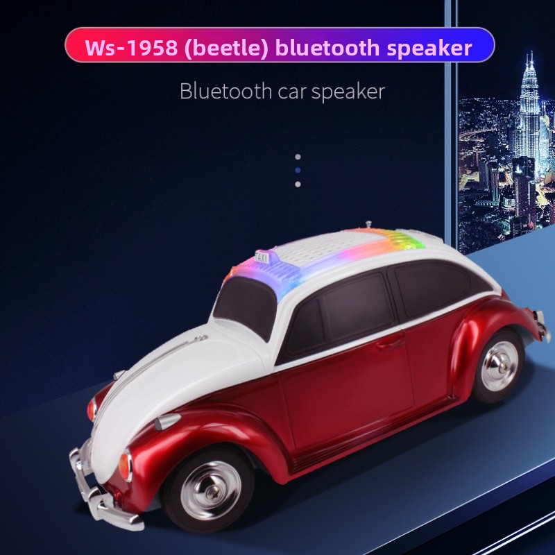 ลำโพงบลูทูธรูปทรงรถบีทเทิล เคร - Audio Music Spotify บทวิจารณ์และราคา