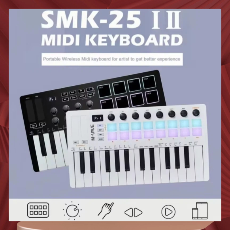 คีย์บอร์ดคอนโทรลเลอร์ M-Vave S - Midi Controller Pad บทวิจารณ์และราคา