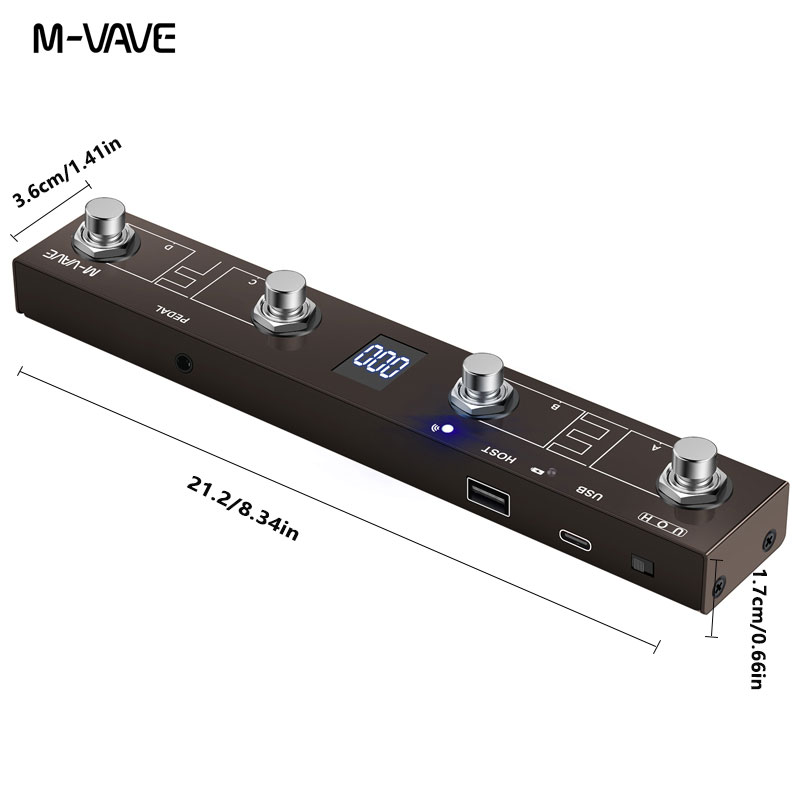 เอ็ม-วีเวฟ ดิจิตอล มัลติ-เอฟเฟ - Midi Controller Pad บทวิจารณ์และราคา