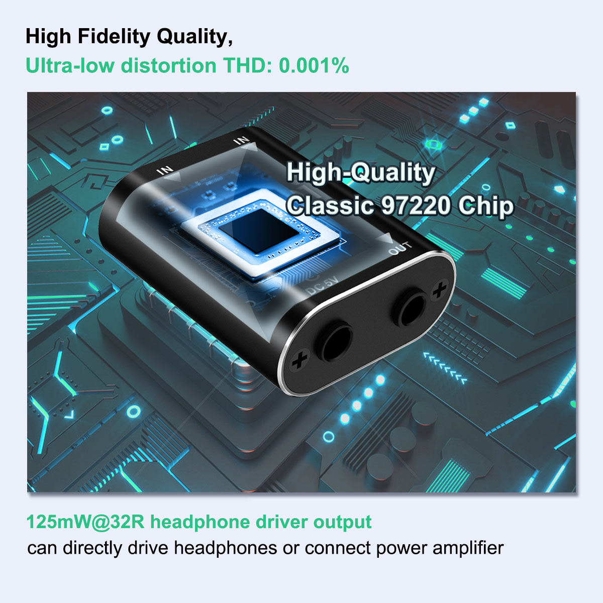 Cooidea 2 Channel Mini Stereo  - Audio Music Dj บทวิจารณ์และราคา