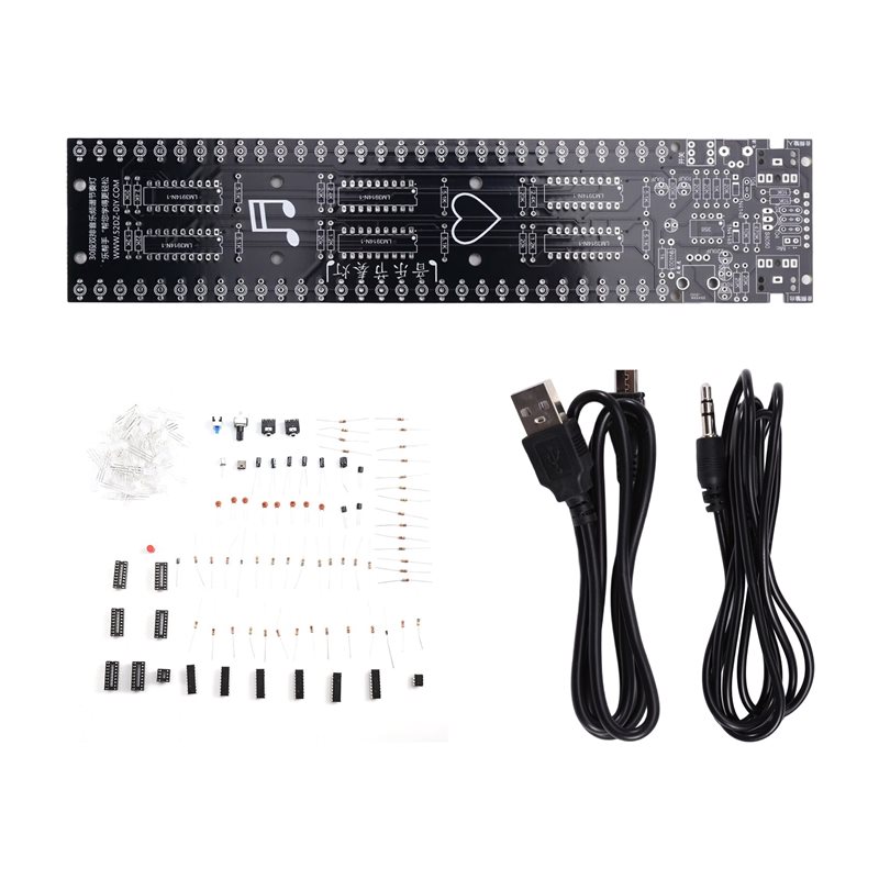 ไฟแสดงระดับเสียง LED แบบ DIY ร - Audio Without Music บทวิจารณ์และราคา