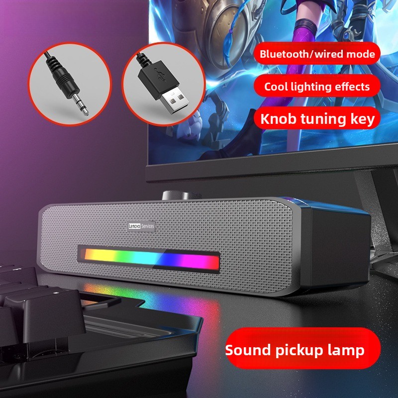 ลำโพง USB แบบมีสาย บลูทูธ 5.0  - Audio Music Spotify บทวิจารณ์และราคา