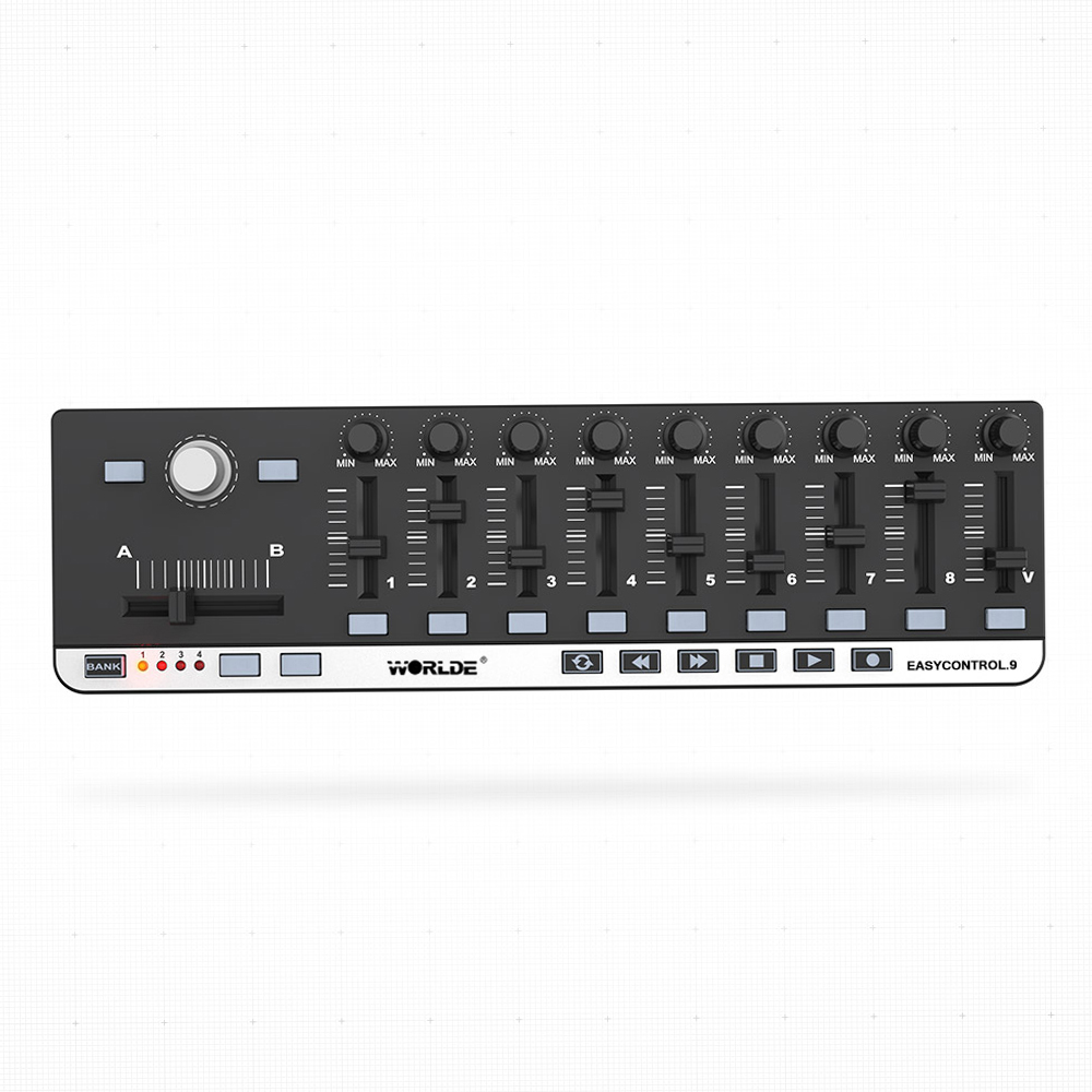 Worlde ตัวควบคุม MIDI EasyCont - Midi Controller Pad บทวิจารณ์และราคา