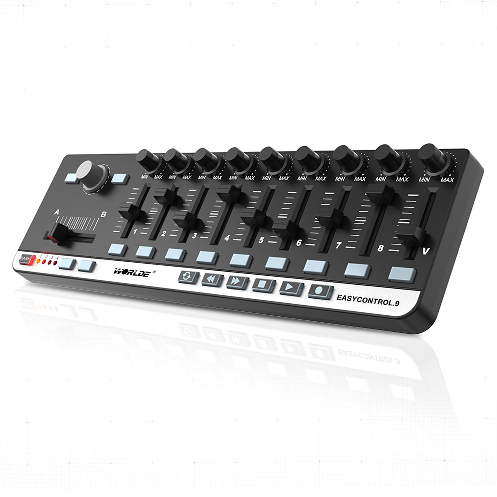 Worlde ตัวควบคุม MIDI EasyCont - Midi Controller Pad บทวิจารณ์และราคา