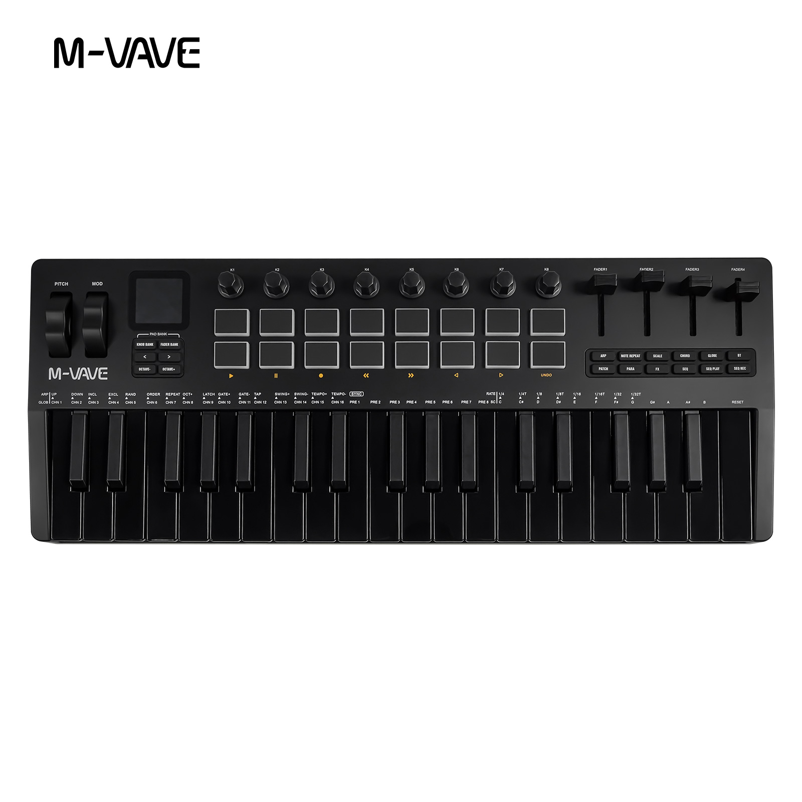 M-VAVE SMK-37 คอนโทรลเลอร์ MID - Midi Controller Pad บทวิจารณ์และราคา