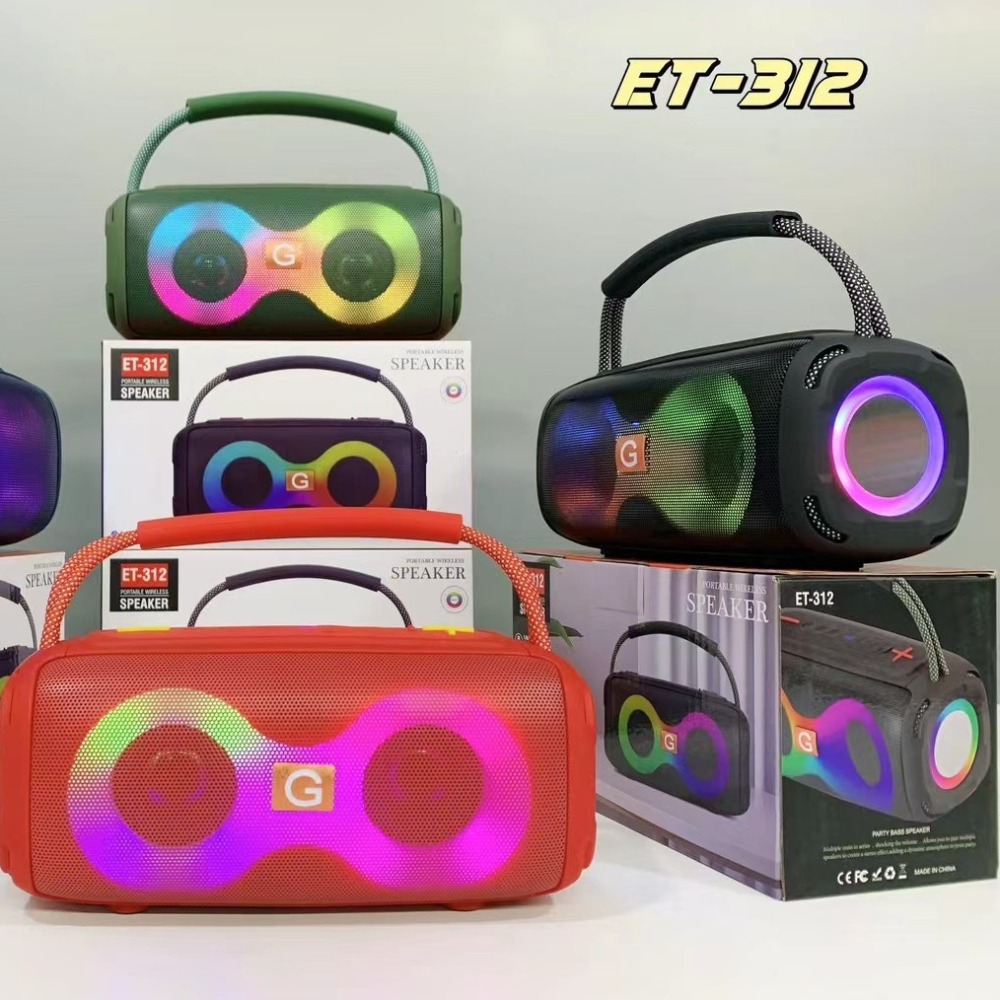 ลำโพงบลูทูธ ET-312 แบบพกพา พร้ - Audio Music Spotify บทวิจารณ์และราคา
